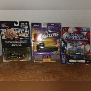 LOT OF THREE - RANDOM BRAND CARS - NEW